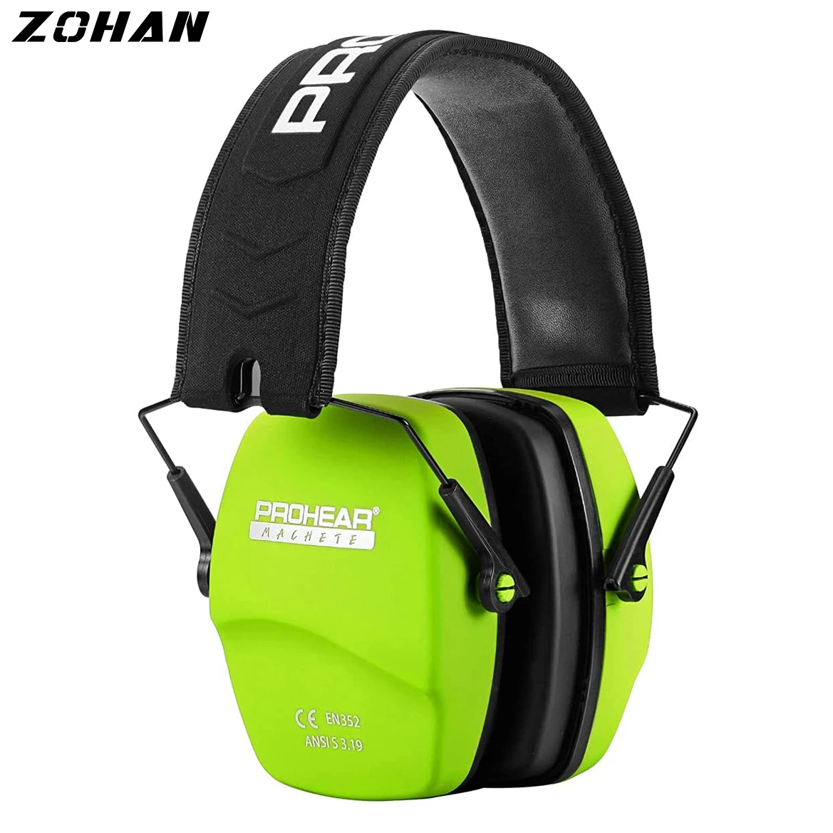 ZOHAN  ear protector for shooting Hearing Protectors noise reduction Safety earmuffs slim passive Protection NRR26db Hunting