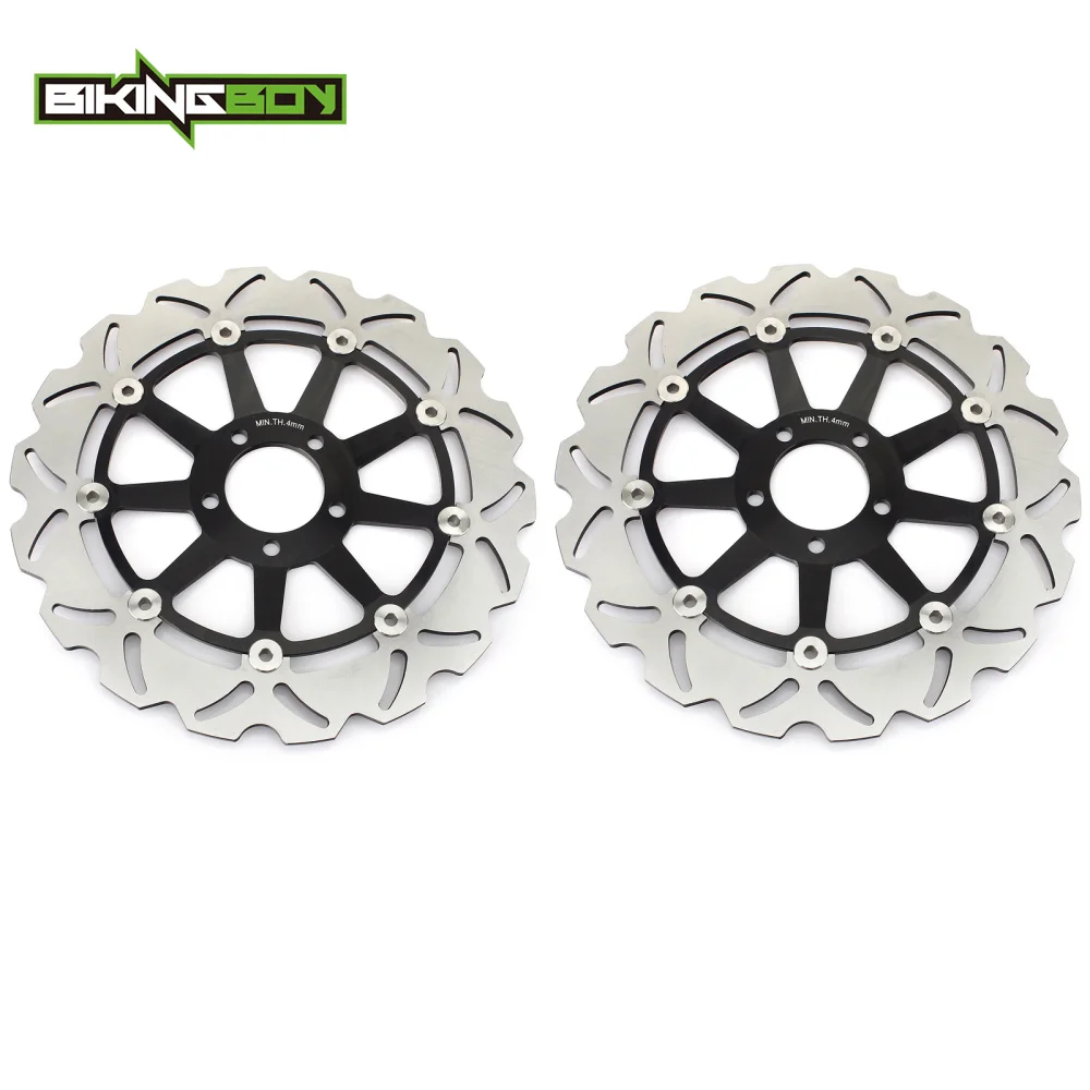 BIKINGBOY ZZR 1100 D 93-01 94 95 ZZ-R 1200 02-05 VN1500 Mean Streak 02 03 04 VN1600 04-08 06 07 Front Brake Discs Disks Rotors