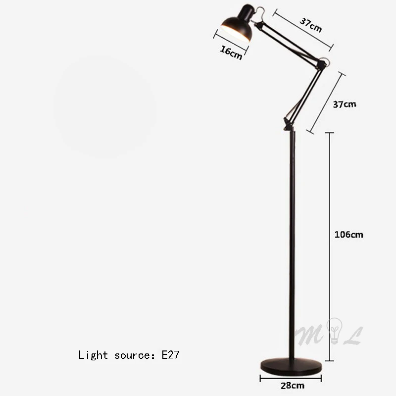 Modern Standing Floor Lamp Led Eye Protection Reading Lamp Study Living Room Lighting Fixture Beside Floor Lamps Standing Lamp