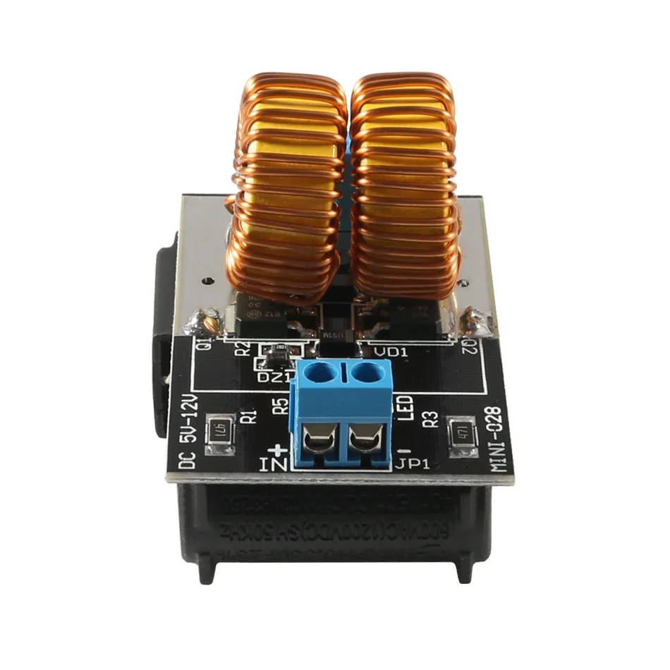5-12V 120W Mini ZVS Induction เครื่องทำความร้อนเครื่องทำความร้อน Driver DIY หม้อหุงข้าว + Ignition Coil
