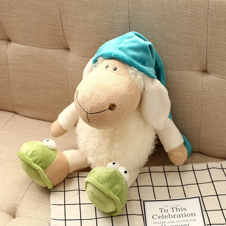 Germany sleepy jolly sheep children's day gift lovely lamb plush toys for birthday gift 4pcs/lot