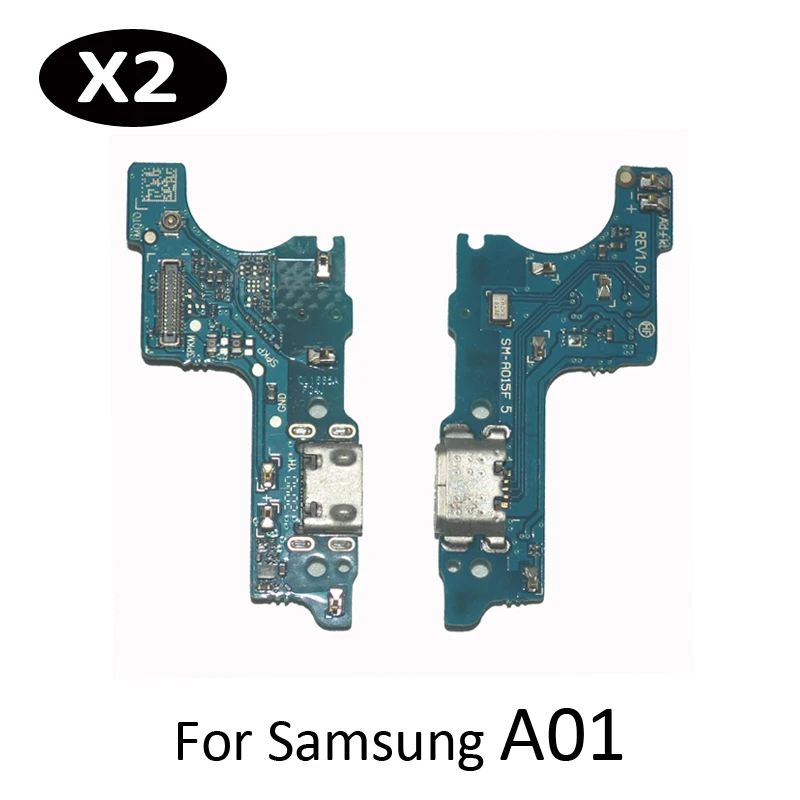 

USB Charge Plate Dock Port For Samsung Galaxy A01 A015F A015G A015M A015 Phone New Charging Board Connector Flex Cable With IC