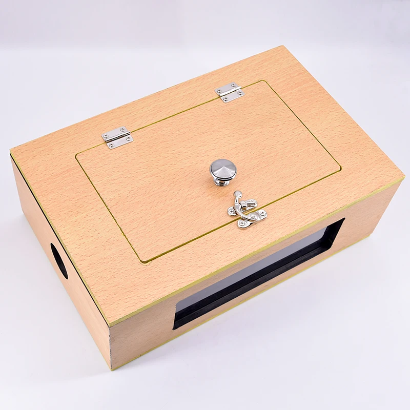 See Thru Tip - Over Box (Wooden) Dove Box Flip Over Vanish Small Animal Box Magic Tricks Stage Magia Iluusion Gimmick Props