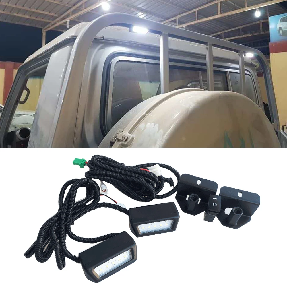 Roof Work Light Trunk Lamp For Toyota Land Cruiser Pick Up Hilux LC70 LC71 LC76 LC77 LC79 Accessories