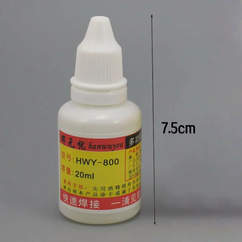 Tragbare 20ml Edelstahl Flux Löten Paste Edelstahl Flüssigen Lot Werkzeug – Detail 7