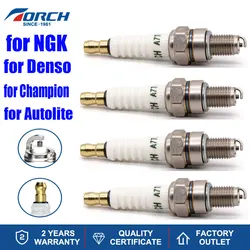 6pcs/4pcs Torch Spark Plug A7TC Alternative for Candle C7HSA Denso U22FSR-U Champion Z9Y Z8YC  4194 Brisk NAR14YS