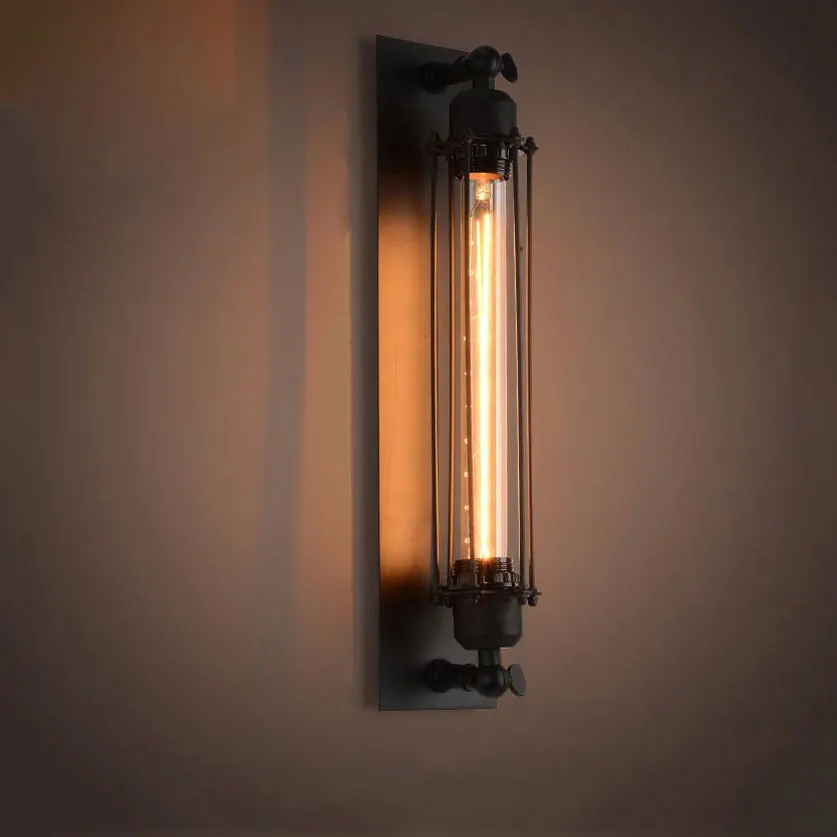 Luz Led Vintage Industrial de 8W para pared, lámpara Retro de hierro para Loft, dormitorio, pasillo, restaurante, Pub, Bar, cafetería, candelabro de