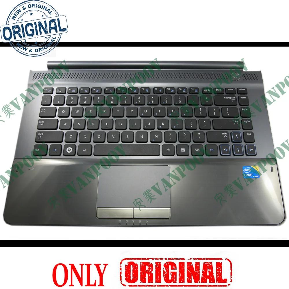 

New Laptop Keyboard for Samsung NP- RC410 NP-RC410 US Version with Palmrest (Speaker & Touch pad) - CNBA5902931 9Z.N5PSN.201