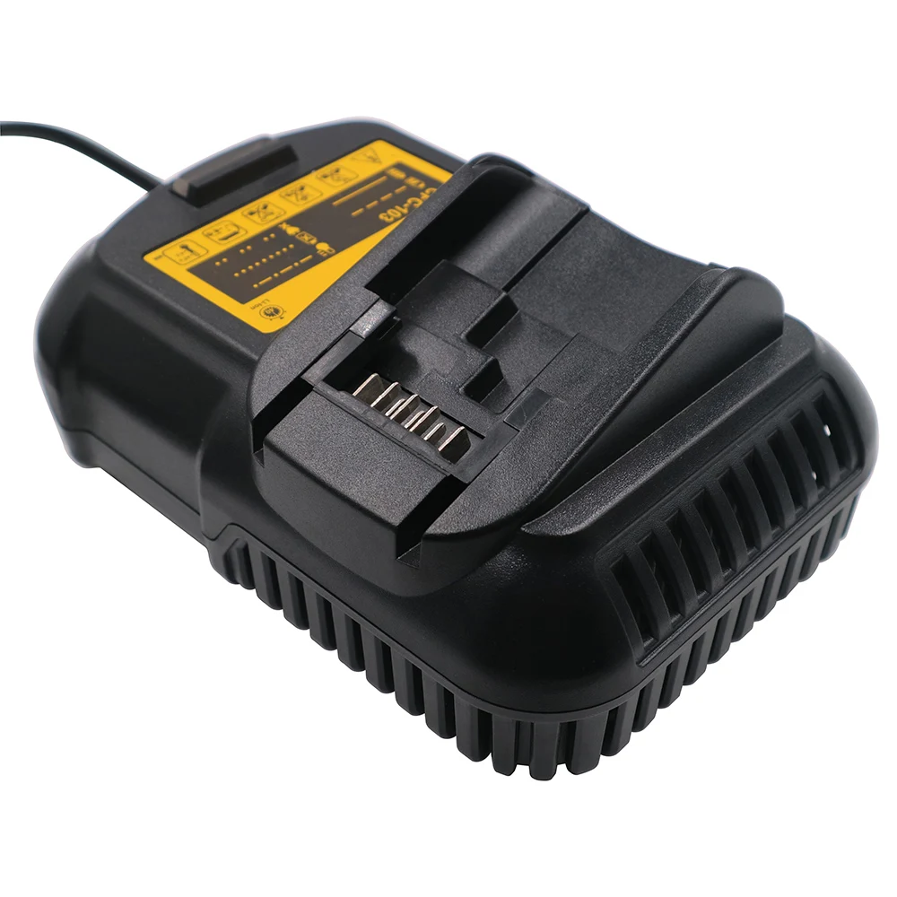 C & P De ch02 이온 배터리 팩 DCB105 DCB100 DCF815S2 DCB140-XJ DCB140 DCB180 DCT410S1 DCT414S1 DCL510 DCF610 리튬 이온 충전기