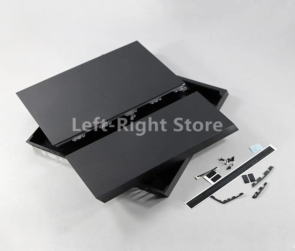 1 مجموعة الإسكان الكامل ل PS4 1000/1100 وحدة التحكم أسود اللون وحدة التحكم الإسكان حالة منزل شل لديها شعار ل PS4 1100 1000 #5