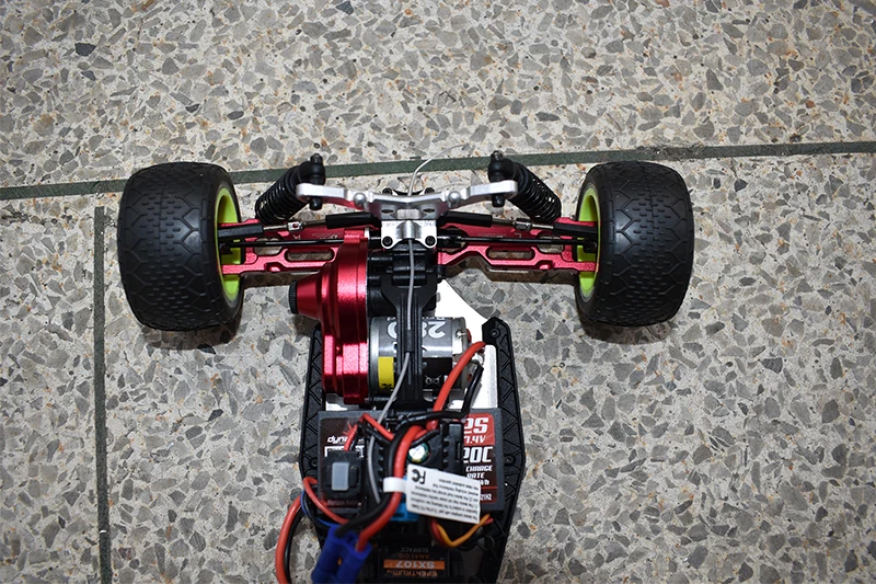 Brazo inferior trasero de aluminio GPM para camión de estadio Losi 1/18 Mini-T 2,0 2WD RTR reemplazar LOS214003