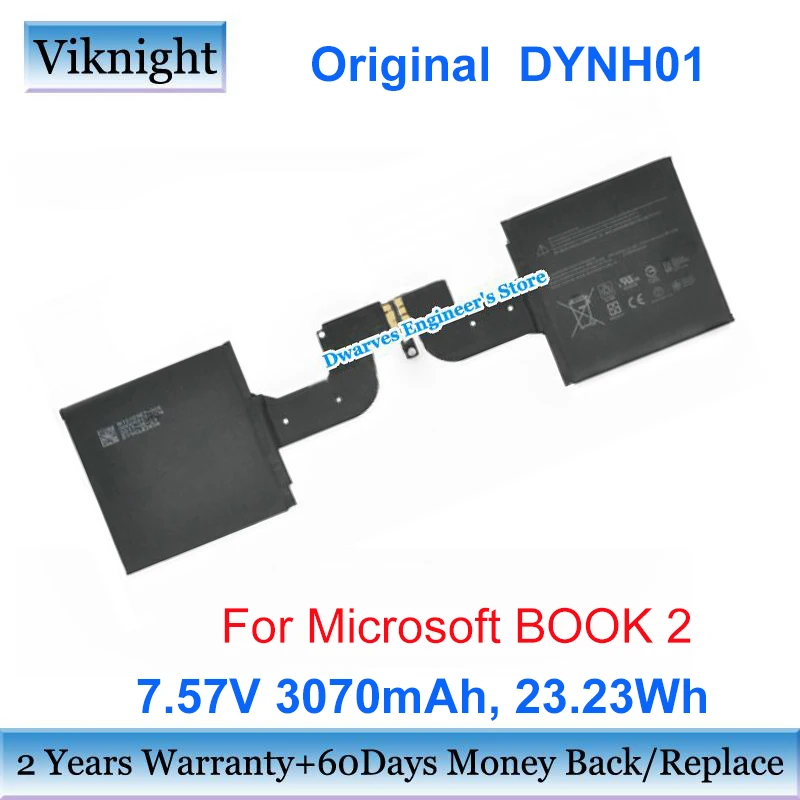 

Genuine DYNH01 Battery 7.57V 3070mAh For Microsoft BOOK 2 1793 Surface Book 2 1793 15 Notebook Li-ion Rechargeable Battery Packs