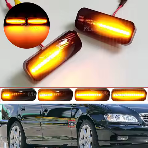 For Opel Omega B Stufenheck Caravan 1994-2003 Led Dynamic Turn Signal Light Side Fender Marker Sequential Blinker