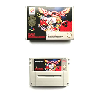 Parodius Non-Sense Fantasy pal game cartridge For snes pal console video game