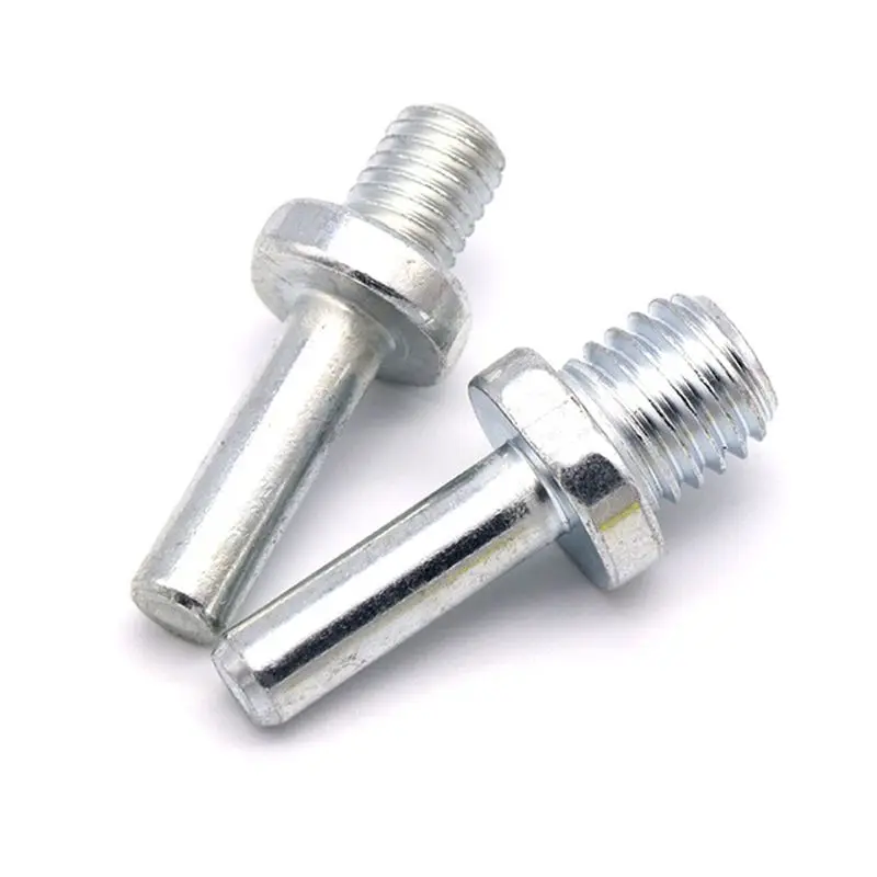 2 pces 10mm/14mm liga m10/m14 parafuso adaptador de broca do eixo almofada de apoio fio escova de conexão haste para carro polonês cera espuma esponja