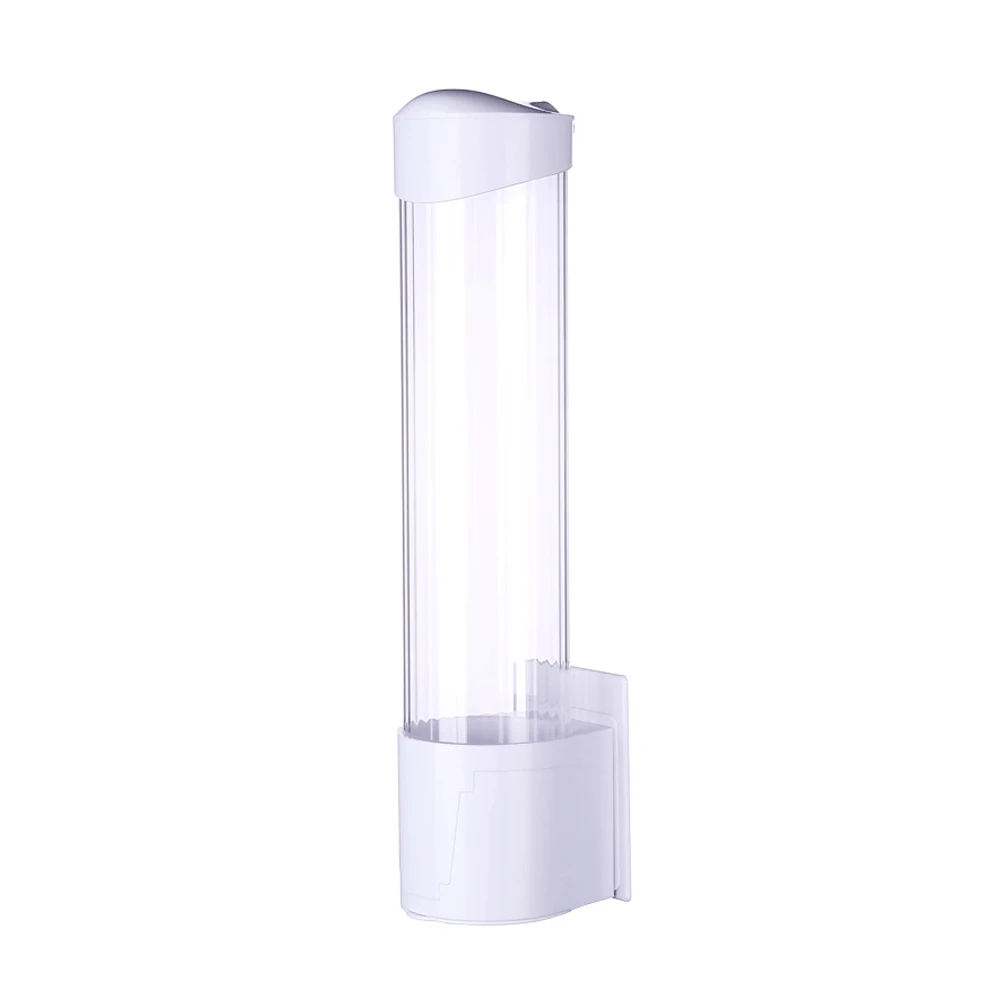 Cups Paper Cup Dispenser Plastic Cups Holder Disposable Automatic Holder Dustproof Free Punching Paper Cup Rack