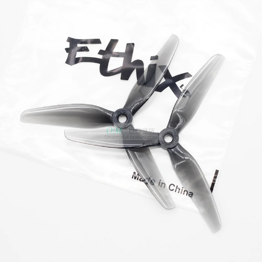 2/4/8 أزواج HQ Ethix S5 Prop 5X4X3 5040 5 بوصة 3-Blade المروحة CW & CCW لـ POPO RC FPV Racing Drone قطع غيار Geprc Mark5