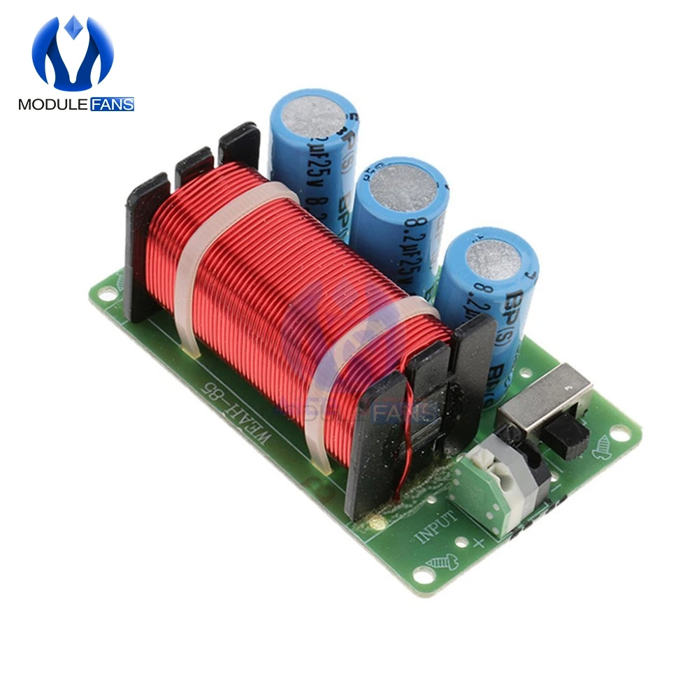 Bass Frequency Divider Audio Subwoofer Speaker Crossover Filters Board 200W for Home Audio Car Speaker Diy Electronic