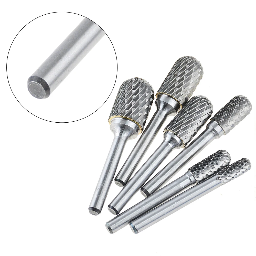 1Pc CX Type Head Tungsten Carbide Rotary File Tool Point Burr Milling Cutter Grinder Abrasive Tools Metalworking Bit Tools