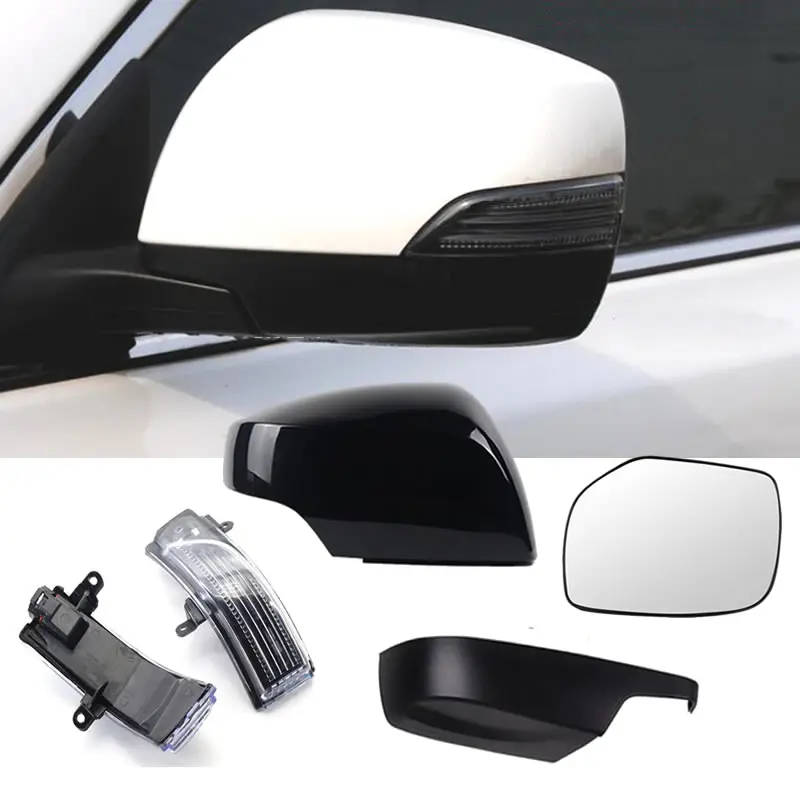 Outside Rearview Mirror Cover with Turn Signal Light for Subaru Outback 2015-2018 XV 2013-2016 Lagecy Forester Impreza WRX STI