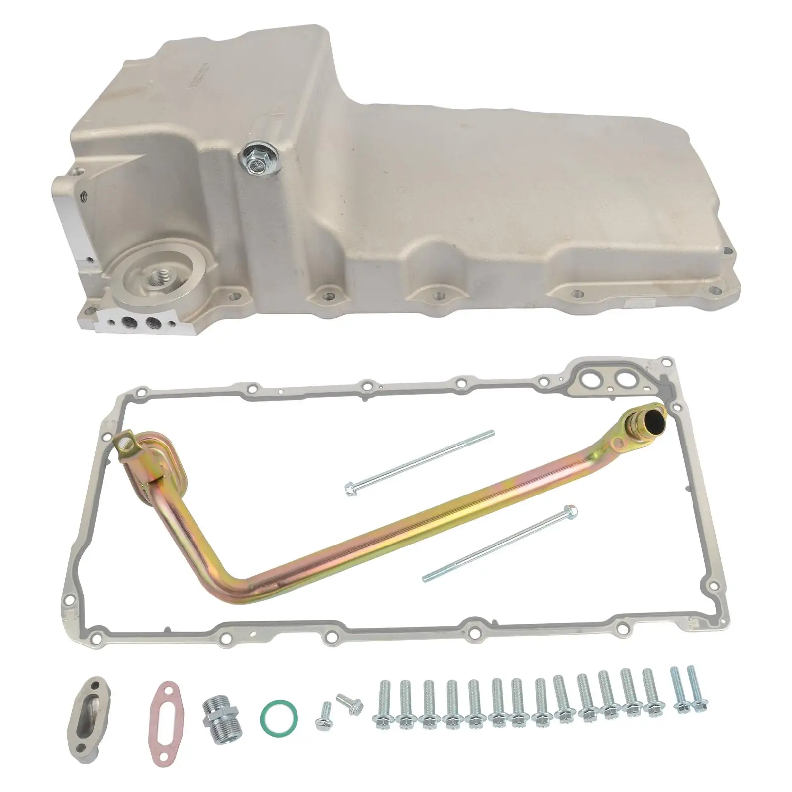 AP02 LS Conversion Swap Oil Pan Low Profile Retrofit Kit Satin LS1 LS2 LS3 5.3 6.0