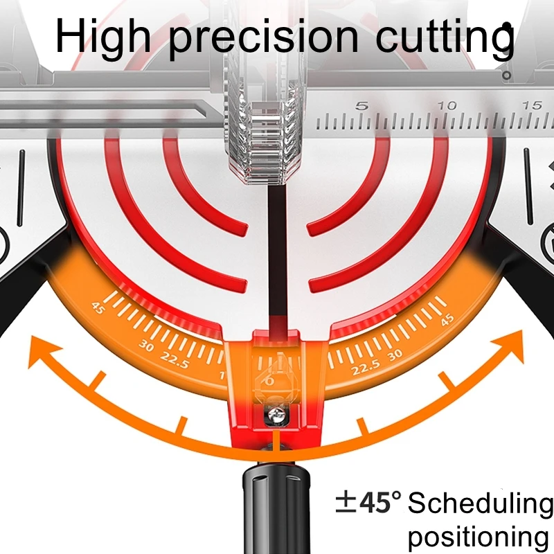 1800W aluminum sawing machine 10 inch 45 degree angle aluminum alloy cutting machine 12 inch wood small angle cutting machine