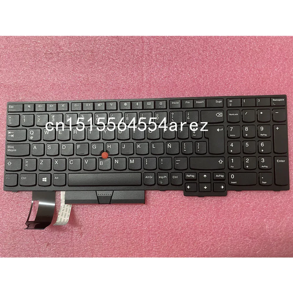 New/Orig LA Latin Spain Keyboard for Lenovo Thinkpad L580 P52 P72 T590 P53s L590 P53 P73 E580 E585 E590 E595 Laptop 01YP563