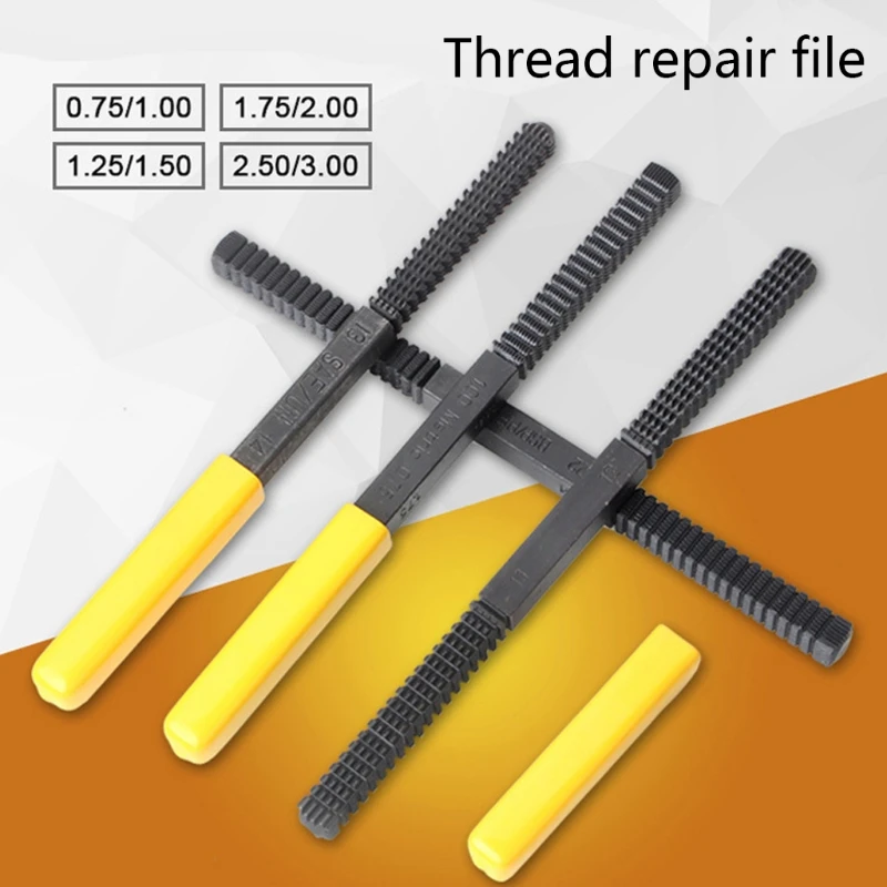 2024 New Thread Repair Restoration File Teeth Correction Metric Hardware Mini DIY Tools