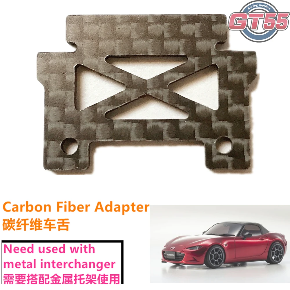 GT55racing Kyosho Miniz MX5 ROADSTER Carbon Fiber Body Clip Adapter for MINI-Z MR03 AWD Atomic GL MZP145