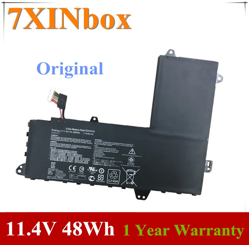 

7XINbox 11.4V 48Wh B31N1425 Original Laptop Battery For ASUS Eeebook E402MA E402M E402S WX0018H WX0001H WX0002T 0B200-01400100