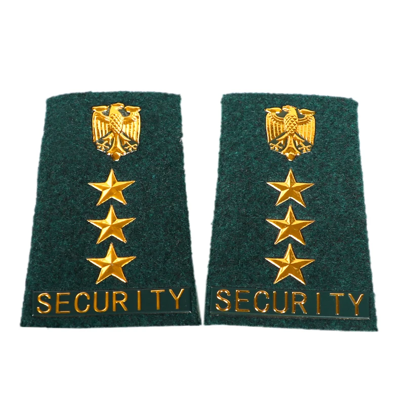 Security Uniform Epaulettes Accessories Polymer Material Shoulder Board Knot Work Clothes Accessory Shoulder Mark Epaulet