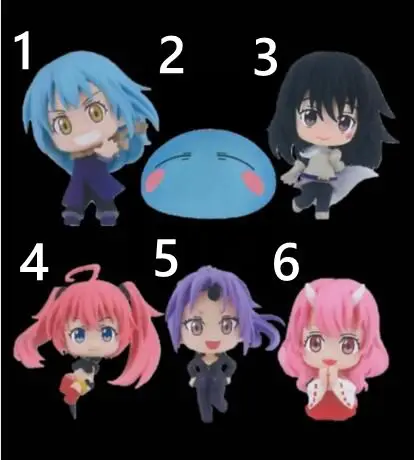 

Mini 3cm Original Japanese anime figure That Time I Got Reincarnated as a Slime RIMURU TEMPEST Figure Toy Figurals keychain