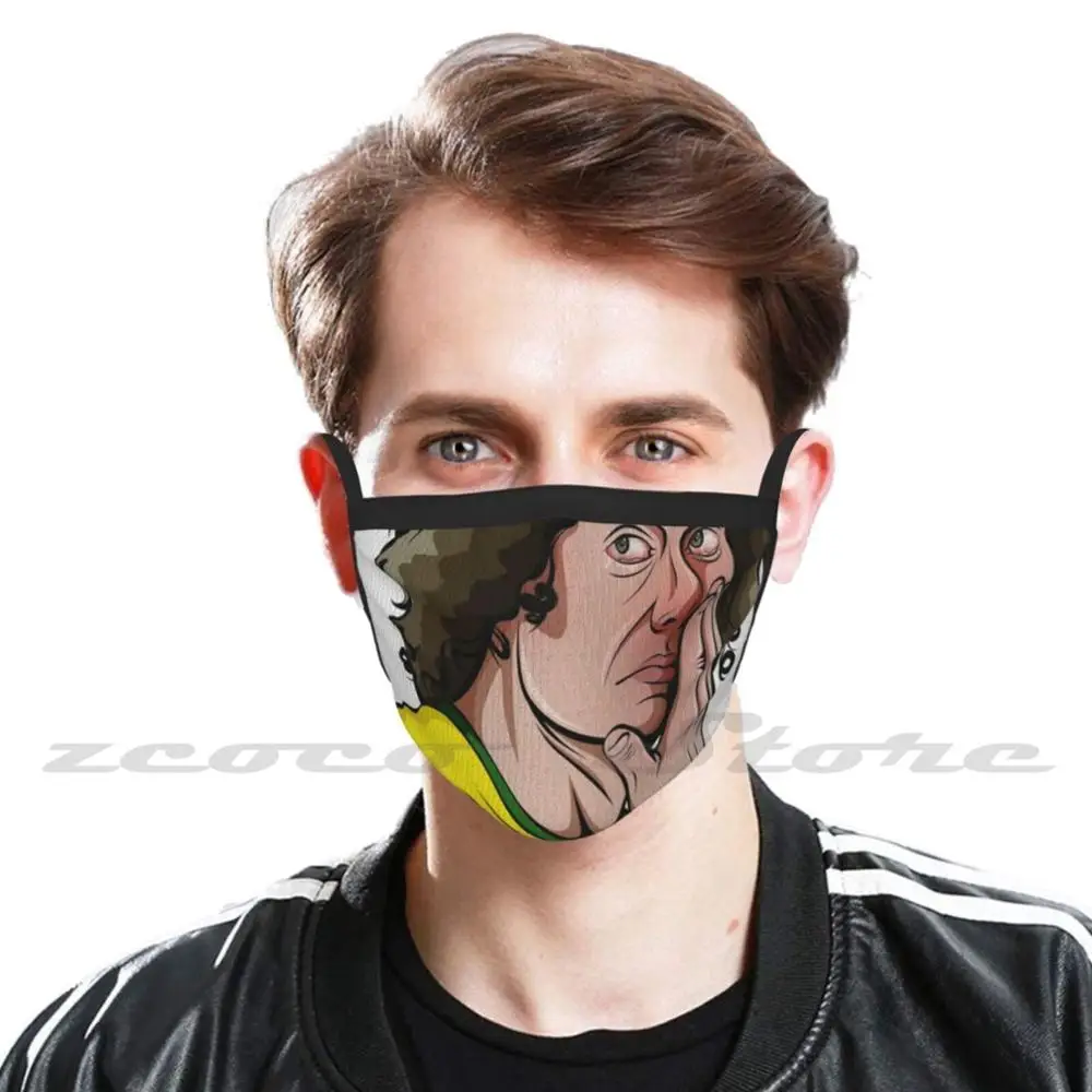 David Luiz Fan Made Washable Trending Customized Pm2.5 Filter Mask David Luiz Brazil Germany Football David Luiz Fan