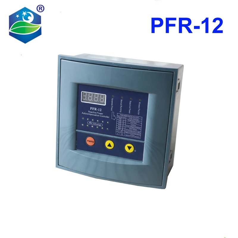 JKW58 PFR-12 power factor 380v 6steps 50/60Hz Reactive power automatic compensation controller capacitor for 50/60HZ