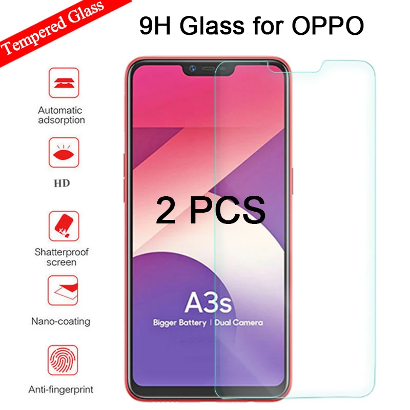 2pcs/lot Tempered Glass for Realme X XT U1 Q Protective Glas Screen Protector for Realme X2 Pro C1 C2 2019