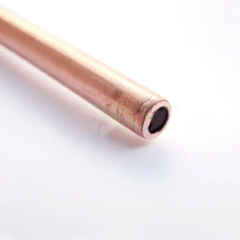 ZVS Tubo di rame Forno ad alta frequenza raffreddato ad acqua Frequenza intermedia 6mm Riscaldamento senza tappo tempestato Bobina di riscaldamento a induzione