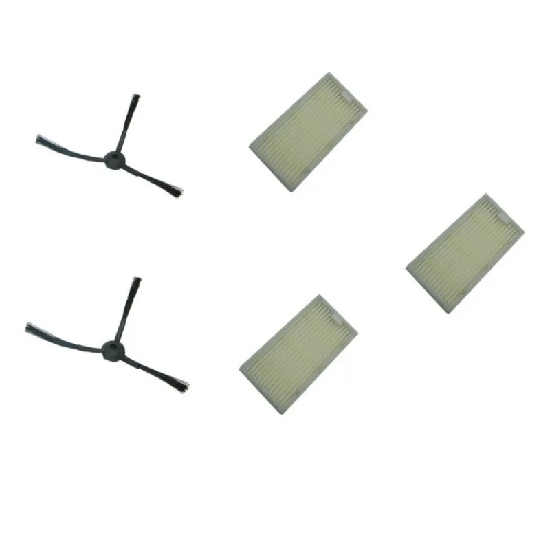 فلتر HEPA لـ ilife v5 x5 panda x500 ECOVACS CR120 X600 فرشاة جانبية فلتر hepa ملحقات المكنسة الكهربائية