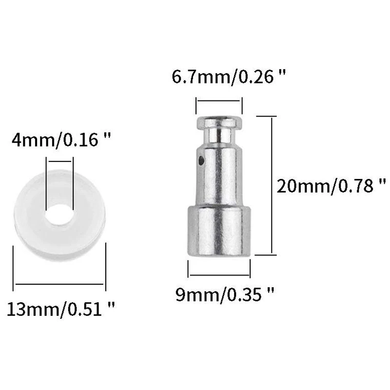 20 Pack Pressure Cooker Steam Valve Universal Replacement Floater and Sealer for Pressure Cooker XL, YBD60-100, PPC780, PPC770 a