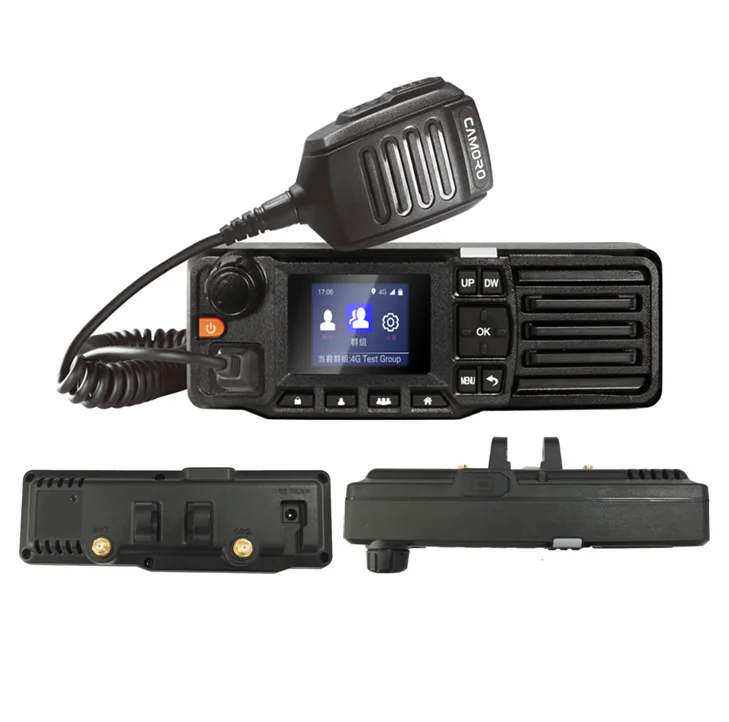 Camoro RealPtt Zello Walkie Talkie POC Mobile Radio 4G WiFi GPS Car Ham Radio Transceiver Vehicle Terminal Car Intercom