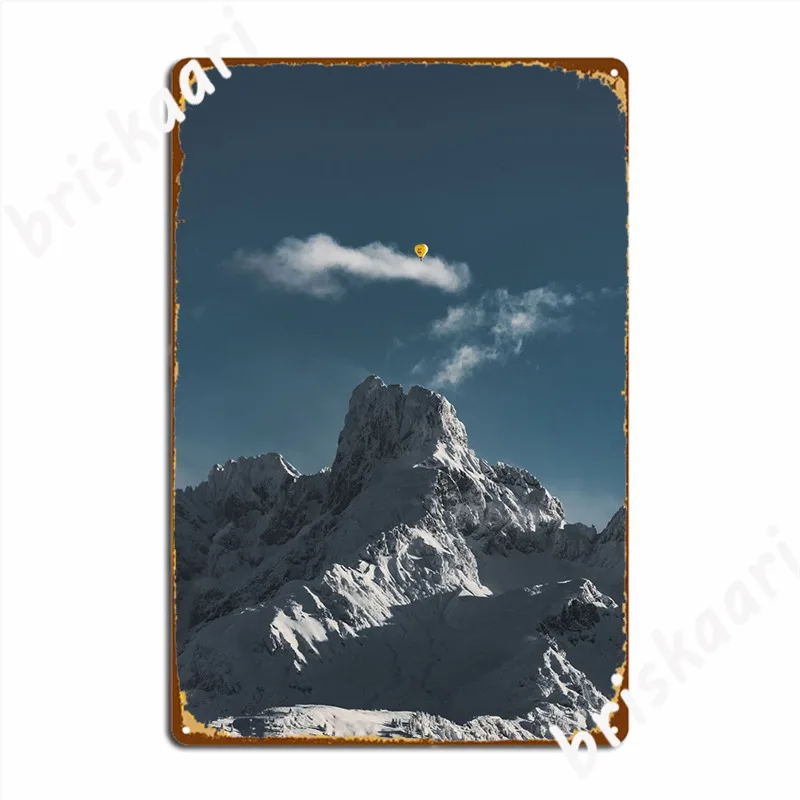 Austrian Alps Metal Sign Funny Cinema Living Room Plaques Home Tin Sign Poster