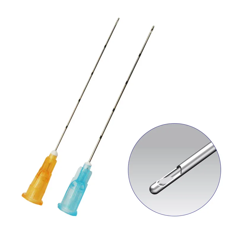 Disposable Import 22/25/27g 50/70mm Upgraded Version Blunt Cannula Sterily Micro-Cannula