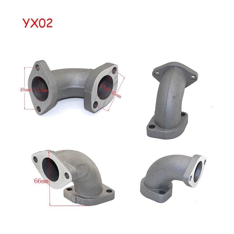 Monkey Bike dirt bike engine Intake pipe Manifold connect inlet Pipe for Lifan Yinxiang Zongshen horizontal engine 125cc 140cc