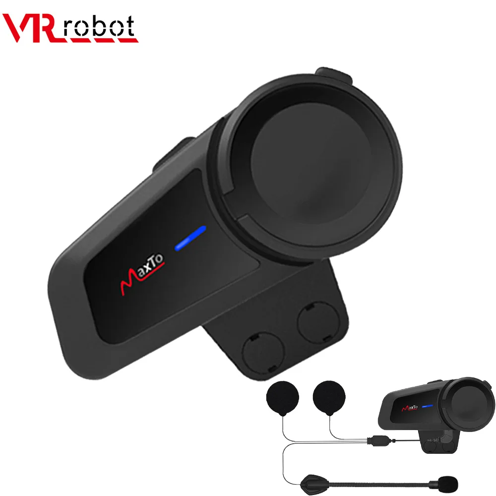 

Переговорное устройство для мотоциклетного шлема VR robot, 1000 м, Bluetooth, рация с GPS, MP3, 6