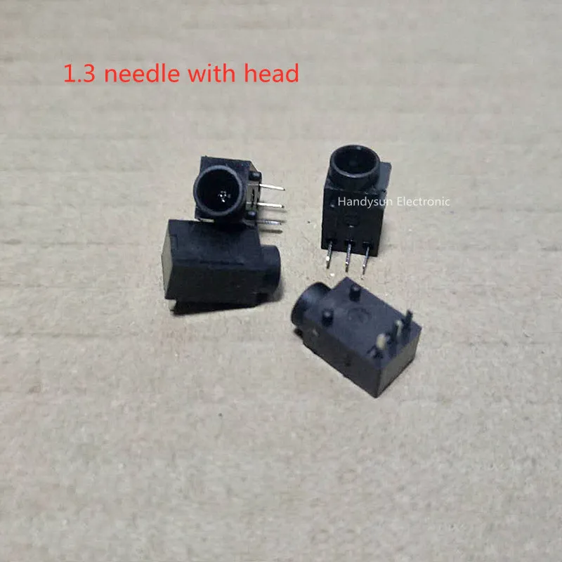 Toma de corriente CC DC-003, 3,5x1,3mm, hembra, 3 pines, toma de corriente directa, Conector de montaje de Panel de Pin de cobre