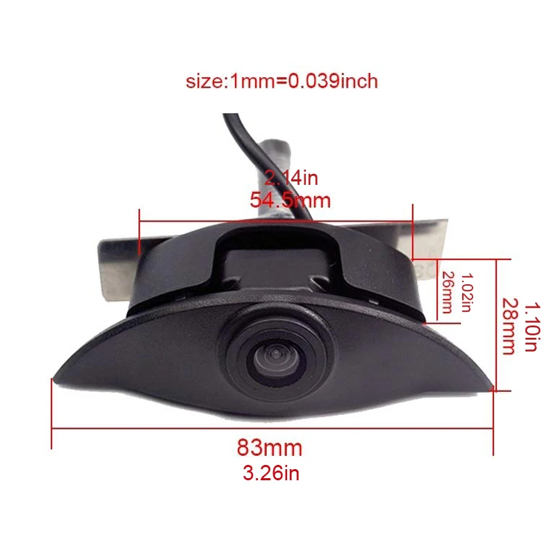 HD CCD Car Front View Camera Parking Night-Vision Camera For Volvo SL40 SL80 XC60 XC90 S40 S80 C70 C30 V40 V50 V60 S80