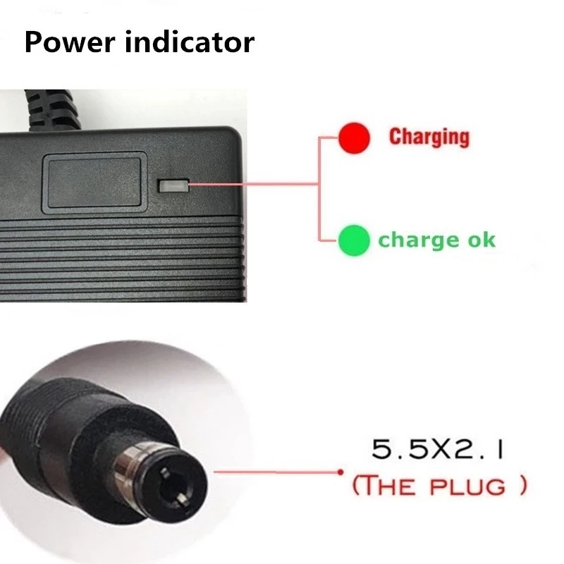 25.2V 5A Li-ion  Charger For 21.6V 22.2V 6S Lithium Battery Charger