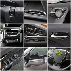 For Lexus UX UX200 UX250 2018-2022 Carbon Fiber Color Interior Central Control Modify Frame Cover Trim Exterior Styling Refit
