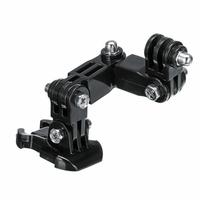 1PC for GOPRO Motorcycle Helmet Mount Curved Arm For XiaoYi 4K Action Camera Accessories for GOPRO Hero 8 7 6 5 4 3 SJCAM sj4000