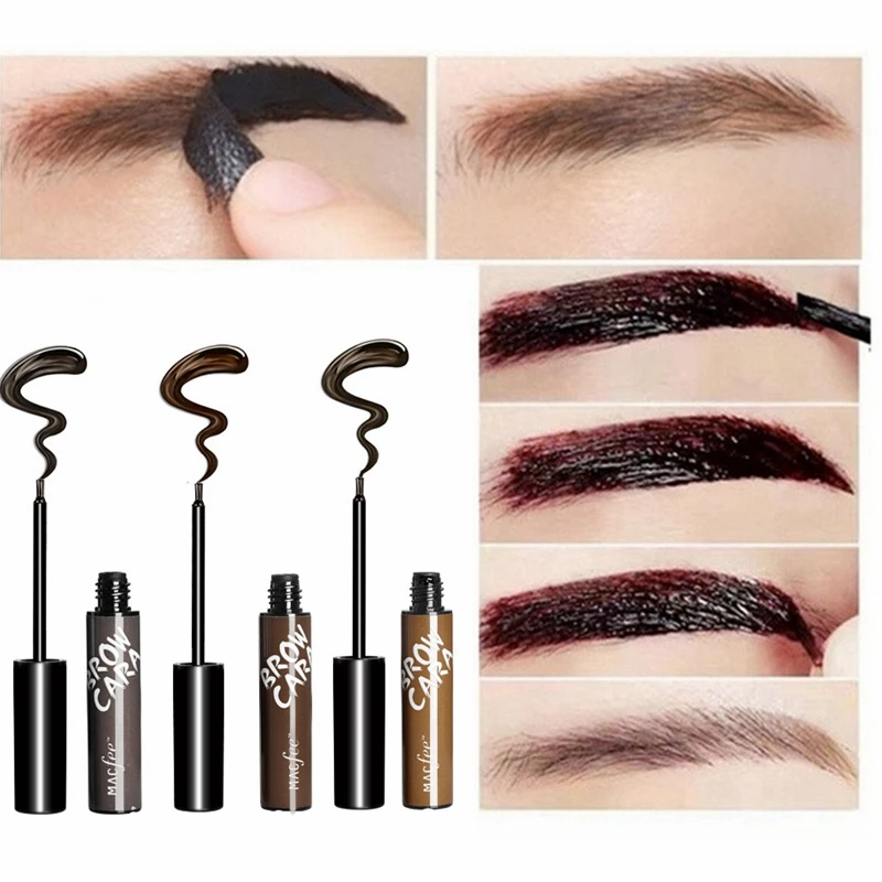 Lazy Makeup Eyebrow Enhancers Liquid Gel Long Lasting Waterproof Easy to Wear Tear Peel-off Brow Tattoo Tint Eyes Brows Natural