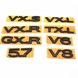 for Car Styling silver V6 V8 5.7 GXR VXR TXL VXL VXS Emblem black refit logo Toyota Land Cruiser Prado Trunk Lid Sticker